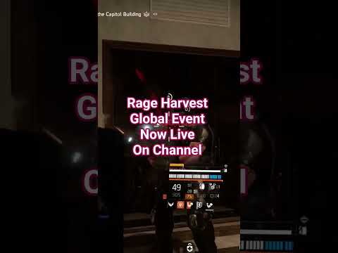 Rage Harvest Day 1 Challenges Now Live #shaftcash269 #rageharvest #division2rageharvest