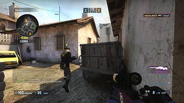 My First CS:GO Competitive Ace (AWP Electric Hive Gameplay)