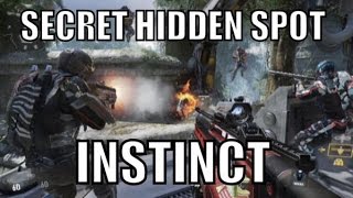 HIDDEN SECRET SPOT on INSTINCT in Advanced Warfare! Tips & Tricks!!! *CoD AW*
