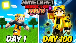 I survived 100 days in minecraft as naruto || 100 days as Naruto, Wizx, wizx