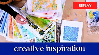 Painting Papers for Creative Inspiration | Paint with Me LIVE Q&A