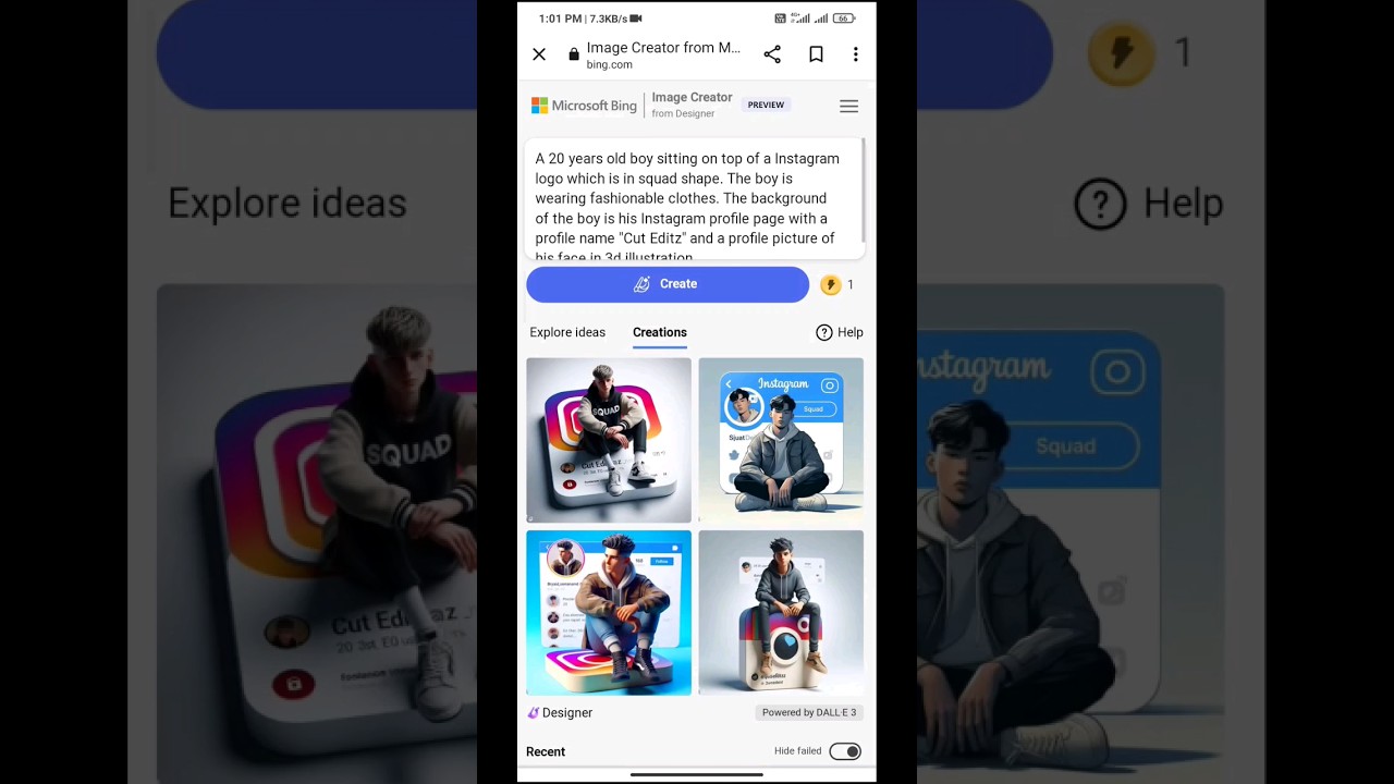 New Trending 3D AI Social Media Profile Name Photo Editing Create 3d Ai Social Media Image 
