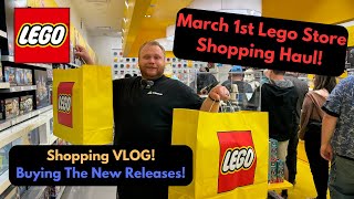 March 1st Lego Store Shopping Haul! (Buying The New Releases!)