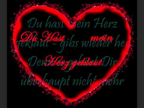 Du Hast Mein Herz Geklaut Wolfgang Petry Letras Com Enviar Subtítulo