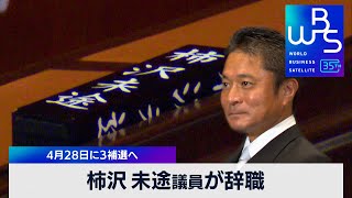 柿沢未途議員が辞職　4月28日に3補選へ【 WBS 】（2024年2月1日）