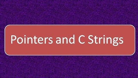 Programming Interview: Pointers and String in C