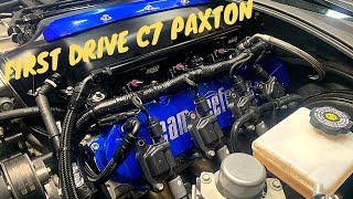“Area 65” C7 Project first drive with the ECS Paxton on E85.