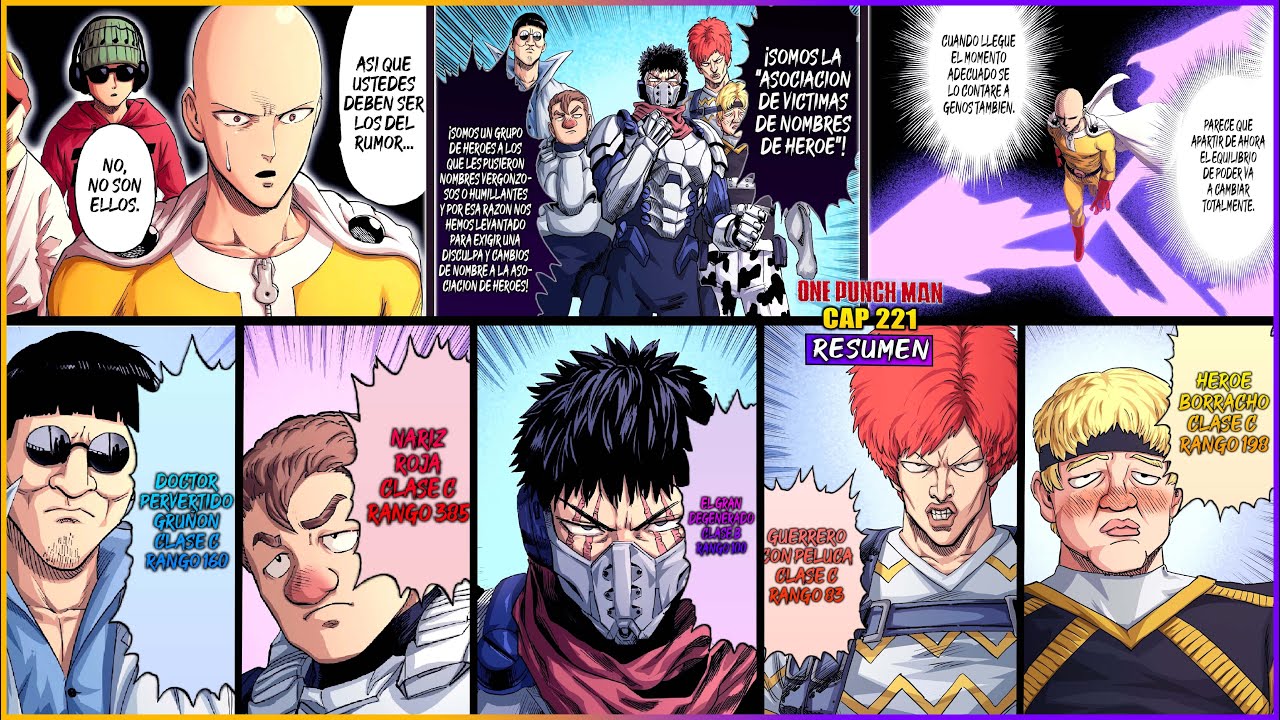 ⛔️EL NUEVO Grupo de SAITAMA y GAROU REGRESA | ONE PUNCH MAN 221 (266) | Arco NEO HÉROES PARTE 2