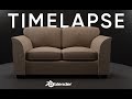 Sofa Modeling In Blender - 3D Timelapse