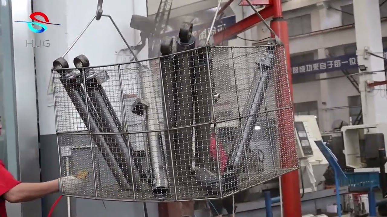 Hydraulic cylinder cleaning progress ensures longer work life