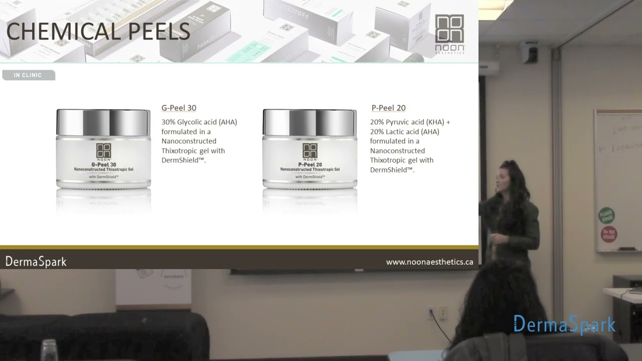 DermaSpark Academy: NOON™ G-Peel 30 and P-Peel 20 peels by Hannah Hatcher
