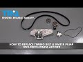 How To Replace Timing Belt Kit Water Pump 1998-2002 Honda Accord 3-0L