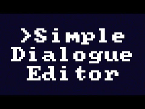 Simple Dialogue Engine Asset - Unity3D