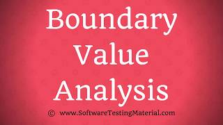 Boundary Value Analysis In Software Testing - Test Design Technique screenshot 3