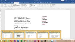 WORD COLUMNAS PERIODÍSTICAS Y CANCIONES screenshot 3