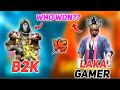 B2k vs laka gamer  1 vs 1 custom room  who won