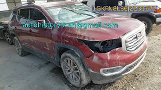 1GKFN8LS6JZ231672 GMC ACADIA 2018