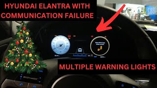 2021 Hyundai Elnatra - Multiple warning lights on the Cluster