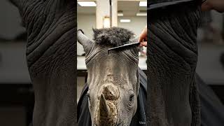 The Heavyweight Haircut: Rhino High-Top Fade Transformation