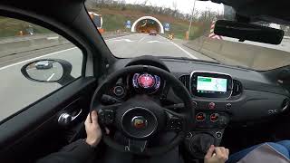 Abarth 595C (Cabrio) Competizione 180 HP | Full POV Test Drive screenshot 5