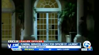 Fallen Jupiter officer's funeral today