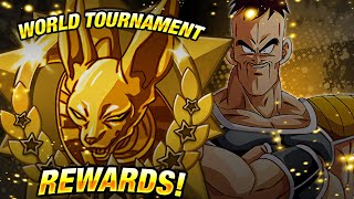 FINALLY IT'S OVER!! THE 41ST WORLD TOURNAMENT TOP 2,000 REWARDS! (DBZ: Dokkan Battle)