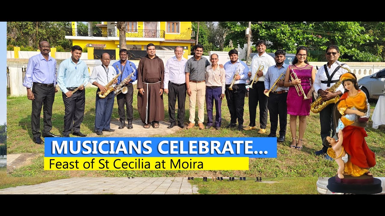 Goan Brass Instruments Goan brass band musician performing on the occasion of the Feast of St ...