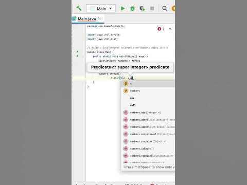Java 8 Program 6 - Print Even Numbers from a List using Java 8 #java # ...