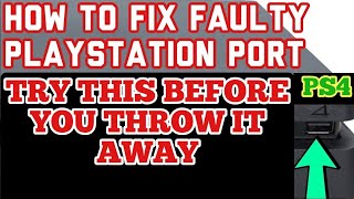 PS4 USB Port not working - How to fix it (alternative method) -