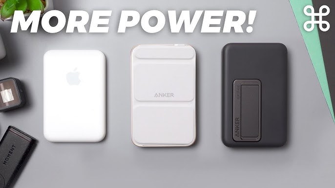 Esta batería portátil de Anker tiene MagSafe y un soporte muy astuto para  sujetar tu iPhone