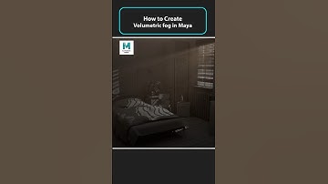 How to Create Volumetric fog in Maya | Arnold Lighting #mayatutorial #modelingtips #shorts