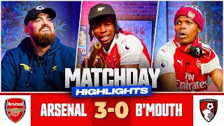 Arsenal Put Pressure On City! | Arsenal 3-0 Bournemouth | Match Day Highlights