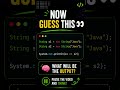 🔥 Java Beginners Get This Wrong | == vs equals() Challenge 😱