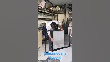 single trak jali Mosquitonet #video #glass #2track #windows #making #dumal #fix #cutting #mirror