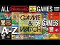 All nintendo game  watch games  59 games  compilation