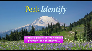 PeakIdentify app: Peak detection in Photos