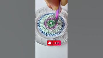 🤔🤔What does this pattern resemble?Design Ruler Small ruler, big wisdom🤔#spirograph #art#relaxing