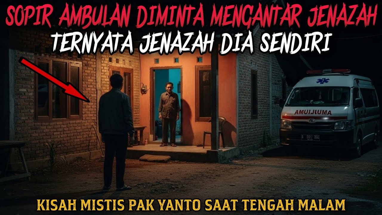 SOPIR AMBULAN DIMINTA MENGANTAR JENAZAH YANG TERNYATA JENAZAH DIA SENDIRI - cerita mistis