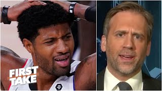 Paul George is disqualified from being the Clippers' leader after the playoffs - Max | First Take