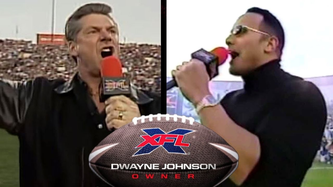 When The Rock & Vince McMahon Opened The Original XFL In 2001...To