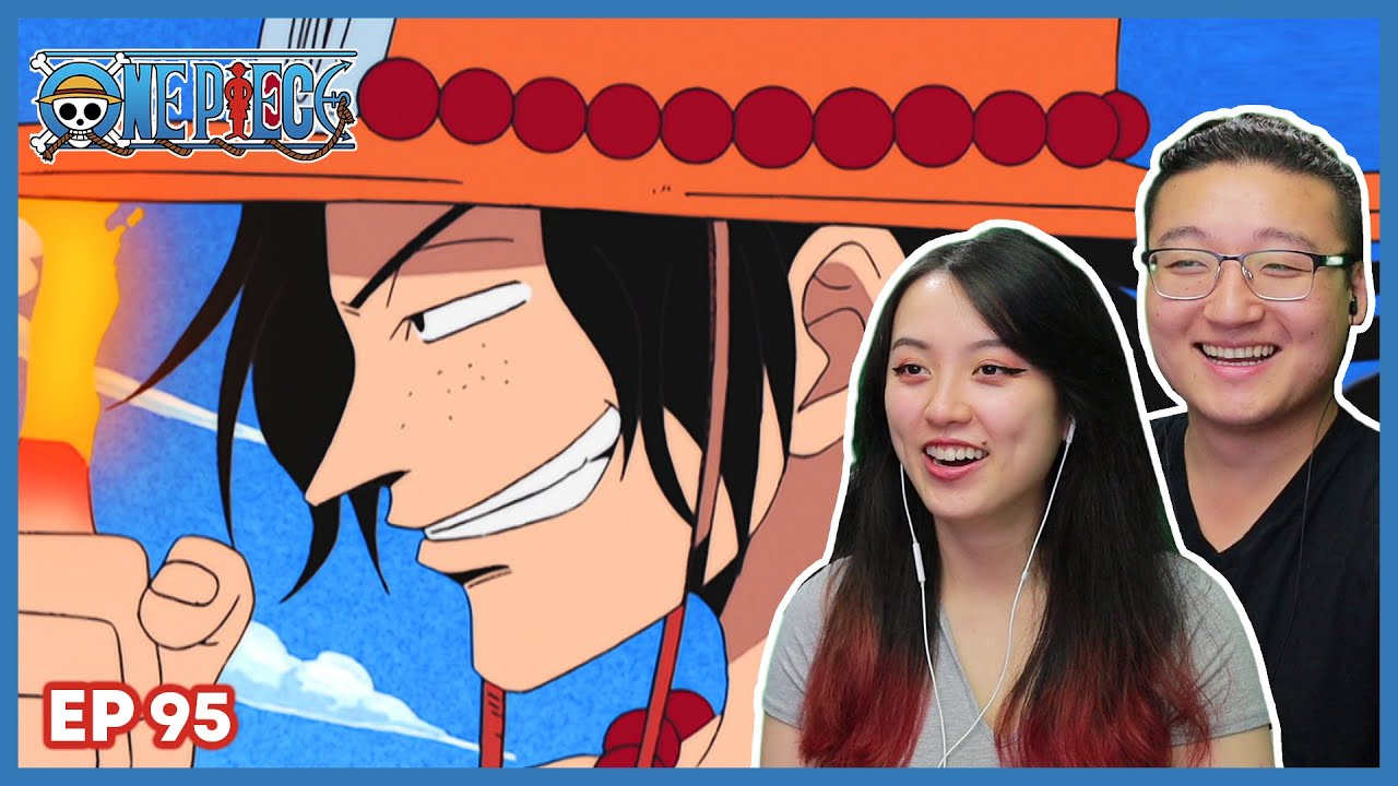 ACE'S POWER IS INSANE!!! ONE PIECE Episode 95 Couples Reaction