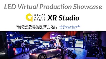 20220325 Virtual Production Camera tracking with Unreal Engine at Gracepoint Media XR studio