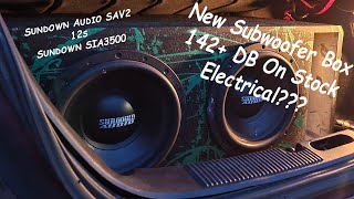 4.5 cu ft box for Sundown Audio SAV2 12s. Walkaround and Demo