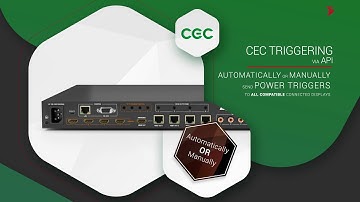 #WyreStorm Next Generation #AV Matrix Switcher - MXV Series CEC Funtionality