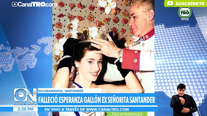 Esperanza Galln, ex seorita Santander falleci a lo...