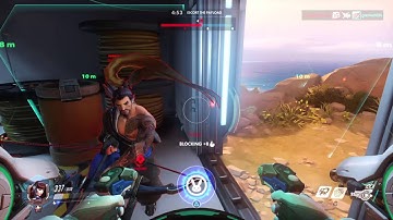 D.va harassing Hanzo