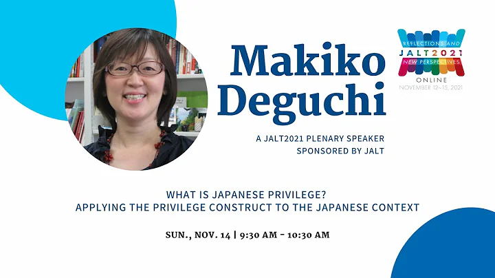 JALT2021 Makiko Deguchi Plenary: What is Japanese ...