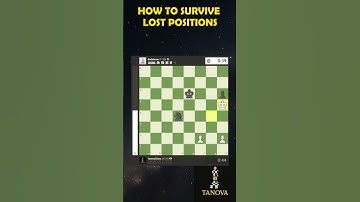How to Survive Losing Positions in Chess #chess