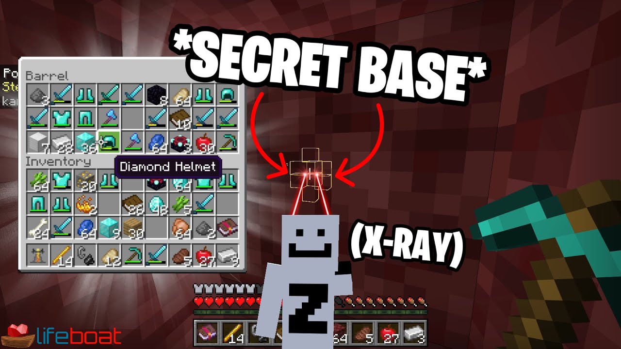 I Got CRAZY LOOT Raiding *SECRET* Nether Bases on a Minecraft SMP