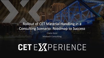 Claire Konz - Material Handling Consulting Rollout | CET Experience 2024